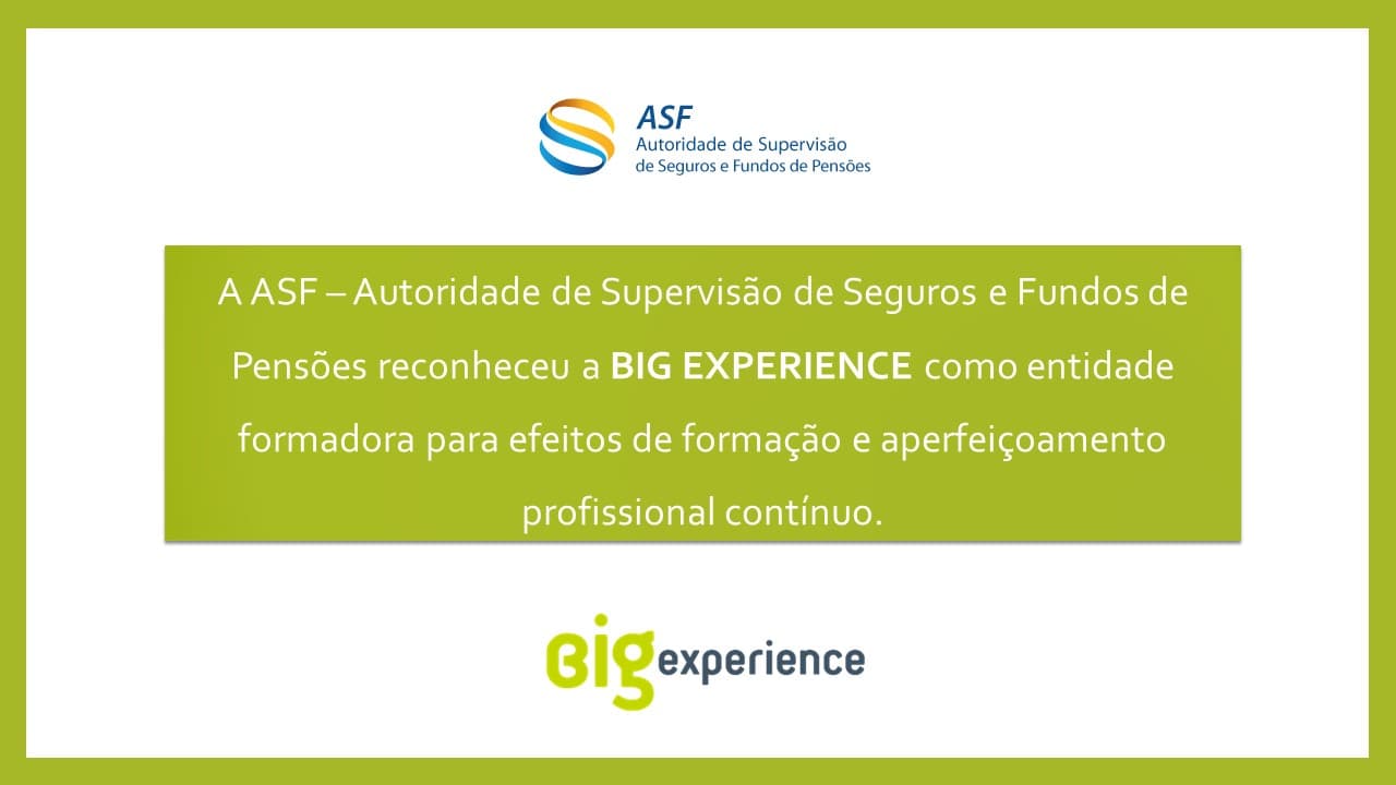 Reconhecimento da Autoridade de Supervisão de Seguros e Fundos de Pensões